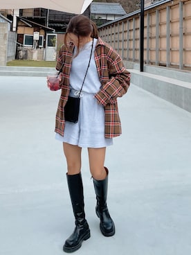 「via j（ヴィアジェイ）のアイテム」を使った、CANAL JEAN 神戸店さん（レディース・163cm）の春コーディネート