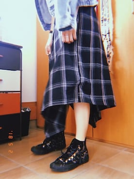 なぁちゃん、さん（レディース・160cm）の夏コーディネート