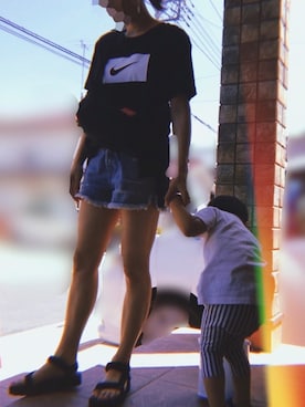 なぁちゃん、さん(レディース・160cm)の夏コーディネート