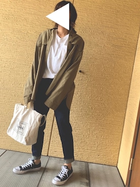 「zozoデニム」｜「アイテム（アクセサリー）」を使った、なぁちゃん、さん（レディース・160cm）の秋コーディネート