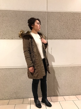 みーちゃんさん（レディース・164cm）の冬コーディネート