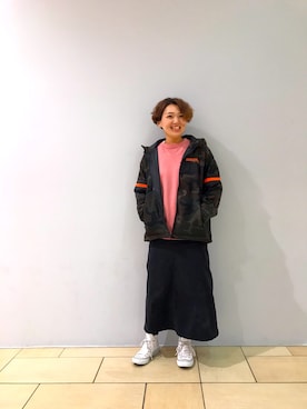 「アイテム（ブルゾン）」を使った、みーちゃんさん（レディース・164cm・30代）の秋コーディネート