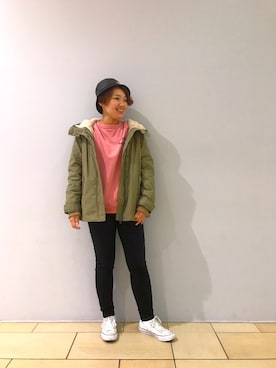 「3way」｜みーちゃんさん（レディース・164cm）の秋コーディネート