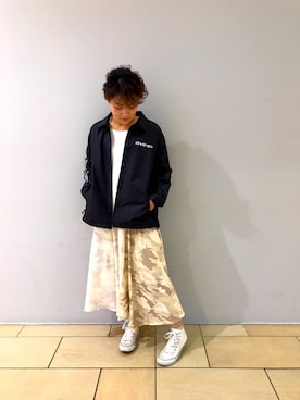 「アイテム（ブルゾン）」を使った、みーちゃんさん（レディース・164cm・30代）の冬コーディネート