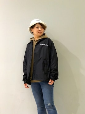 「アイテム（ブルゾン）」を使った、みーちゃんさん（レディース・164cm・30代）の冬コーディネート