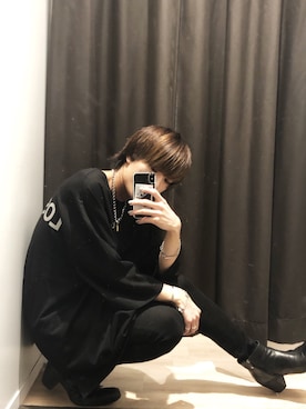 「improves（インプローブス）のアイテム（チノパンツ）」を使った、たあ坊豆腐さん（メンズ・172cm）の春コーディネート