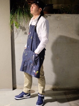「DENHAM（デンハム）のアイテム（その他）」を使った、merci0230さん（メンズ・171cm）の冬コーディネート