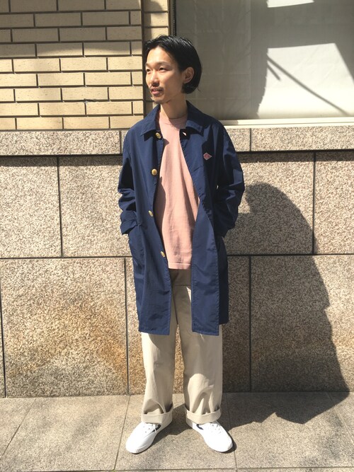 ueno（Bshop 神戸本店）｜Dantonのステンカラーコートを使ったコーディネート - WEAR