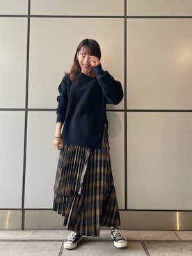 「CONVERSE TOKYO（コンバーストウキョウ）のアイテム」を使った、aobaさん（レディース・160cm）の秋コーディネート