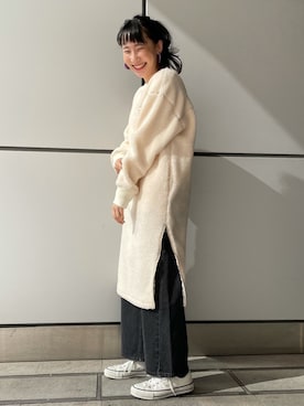 「CONVERSE TOKYO（コンバーストウキョウ）のアイテム」を使った、aobaさん（レディース・160cm）の秋コーディネート