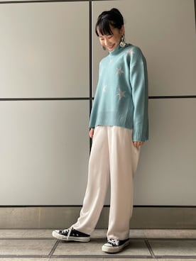 「CONVERSE TOKYO（コンバーストウキョウ）のアイテム」を使った、aobaさん（レディース・160cm）の冬コーディネート