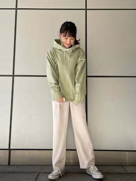 「CONVERSE TOKYO（コンバーストウキョウ）のアイテム」を使った、aobaさん（レディース・160cm）の冬コーディネート