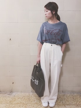 「WORKERS」｜pocariさん（レディース・161cm）の夏コーディネート