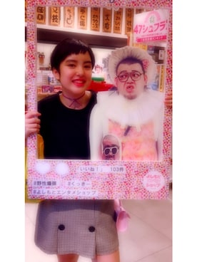 「アイテム（チョーカー、パープル系）」を使った、このんさん（レディース・158cm）の秋コーディネート