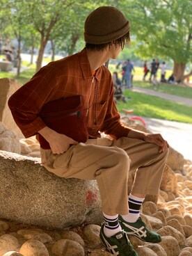 たけのこさん（メンズ・174cm）の春コーディネート