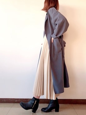 「SpRay PREMIUM（スプレイプレミアム）のアイテム（ジャケット/アウター）」を使った、すいかさん（レディース・163cm）の冬コーディネート
