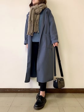 「SpRay PREMIUM（スプレイプレミアム）のアイテム（ジャケット/アウター）」を使った、すいかさん（レディース・163cm）の冬コーディネート