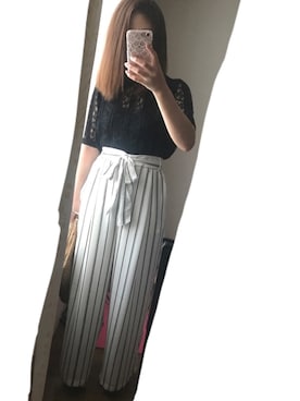 「遊びに行く」｜さとみさん（レディース・148cm）の夏コーディネート