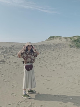 「AIGNER（アイグナー）のアイテム」を使った、綺🌸さん（レディース・162cm）の夏コーディネート