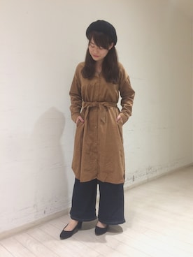 「Samansa Mos2 blue」｜「アイテム（パンプス）」を使った、togashiさん（レディース・158cm）の秋コーディネート