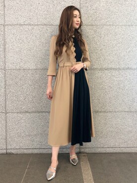 「ラブアンドピース2020」｜「アイテム（サンダル）」を使った、MAYUさん（レディース・162cm）の秋コーディネート