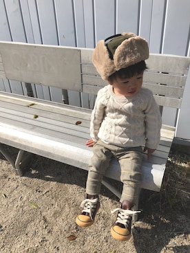 reishoooさん（キッズ・70cm）の秋コーディネート