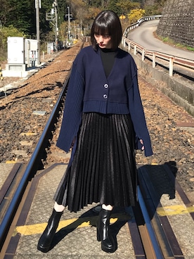 「tiit（ティート）のアイテム」を使った、ありぃさん（レディース・158cm）の春コーディネート