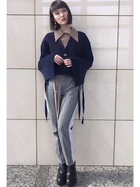 「soe（ソーイ）のアイテム」を使った、ありぃさん（レディース・158cm）の春コーディネート