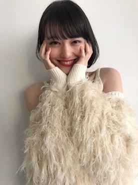 「ふわふわカーディガン」｜ありぃさん（レディース・158cm）の春コーディネート