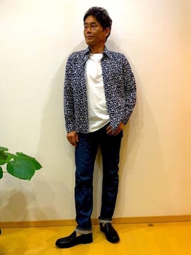 「デンハム」｜okagolさん（メンズ・168cm）の春コーディネート