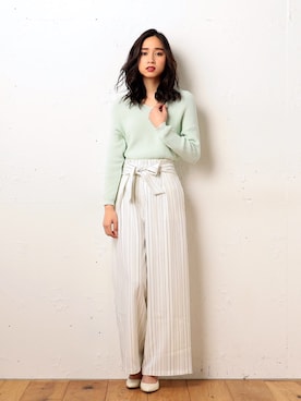 「Roomy's（ルーミーズ）のアイテム（パンプス）」を使った、Roomy'sさん（レディース・167cm）の冬コーディネート