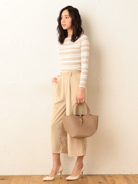 「Roomy's（ルーミーズ）のアイテム（パンプス）」を使った、Roomy'sさん（レディース・167cm）の冬コーディネート