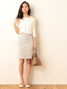 「Roomy's（ルーミーズ）のアイテム（パンプス）」を使った、Roomy'sさん（レディース・167cm）の春コーディネート