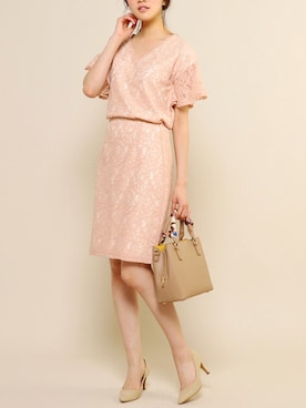 「Roomy's（ルーミーズ）のアイテム（パンプス）」を使った、Roomy'sさん（レディース・167cm）の春コーディネート