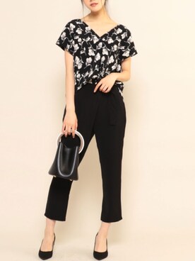 「Roomy's（ルーミーズ）のアイテム（パンプス）」を使った、Roomy'sさん（レディース・167cm）の夏コーディネート