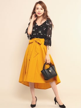 「Roomy's（ルーミーズ）のアイテム（パンプス）」を使った、Roomy'sさん（レディース・167cm）の夏コーディネート