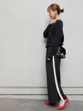 「Roomy's（ルーミーズ）のアイテム（パンプス）」を使った、Roomy'sさん（レディース・167cm）の秋コーディネート