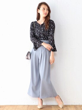 「Roomy's（ルーミーズ）のアイテム（パンプス）」を使った、Roomy'sさん（レディース・167cm）の冬コーディネート