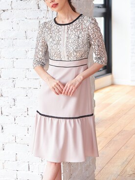 「Roomy's（ルーミーズ）のアイテム（ドレス）」を使った、Roomy'sさん（レディース・163cm）の秋コーディネート