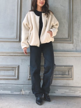 Roomy'sさん（レディース・163cm）の冬コーディネート