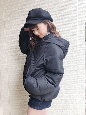 「ファイバーダウン」｜Roomy'sさん（レディース・156cm）の冬コーディネート