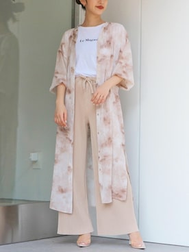 「Roomy's（ルーミーズ）のアイテム（その他パンツ）」を使った、Roomy'sさん（レディース・163cm）の春コーディネート