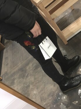 「B'2nd（ビーセカンド）のアイテム（ジャケット/アウター）」を使った、ULALAさん（レディース・164cm）の冬コーディネート