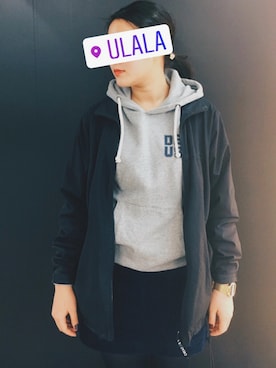 「CREATURE（クリーチャー）のアイテム」を使った、ULALAさん（レディース・164cm）の冬コーディネート