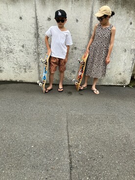 saratosoraさん（キッズ・135cm）の夏コーディネート