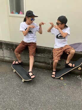 saratosoraさん（キッズ・127cm）の夏コーディネート