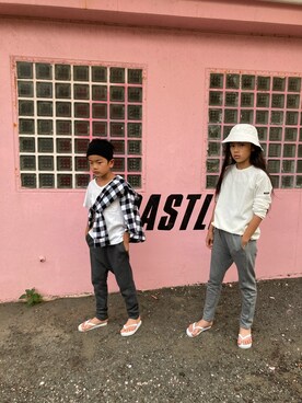 saratosoraさん（キッズ・127cm）の夏コーディネート