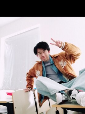 「adidas neo（アディダスネオ）のアイテム（スニーカー）」を使った、Loseyocherさん（メンズ・177cm）の春コーディネート