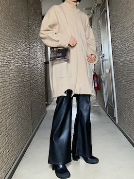 「RANDOM IDENTITIES（ランダムアイデンティティーズ）のアイテム（シューズ）」を使った、kotarouuuunさん（メンズ・178cm）の冬コーディネート