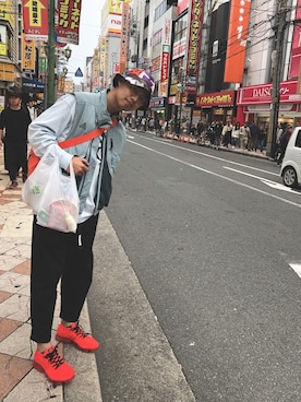 「NIKE ACG（ナイキエィシージー）のアイテム（ブルゾン）」を使った、LCH🇹🇼さん（メンズ・174cm）の冬コーディネート